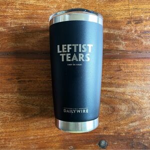 Black Daily Wire Tumbler Hot Cold New Lid